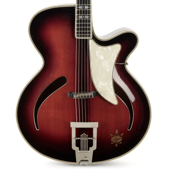 Rare Vintage Hoyer Special Archtop Acoustic Sunburst 1954