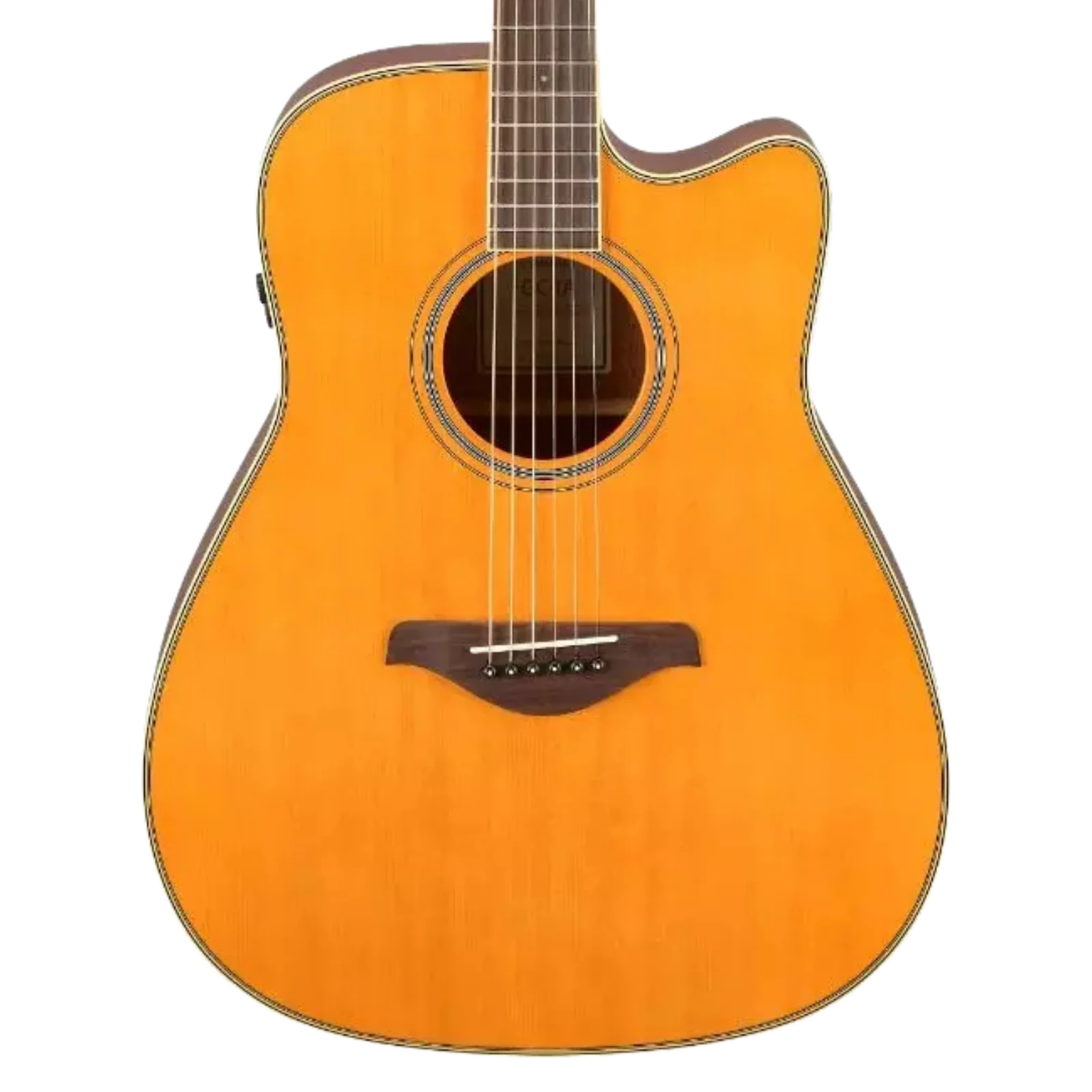Yamaha FG-C-TA TransAcoustic Cutaway Acoustic-Electric Guitar - Vintage Tint