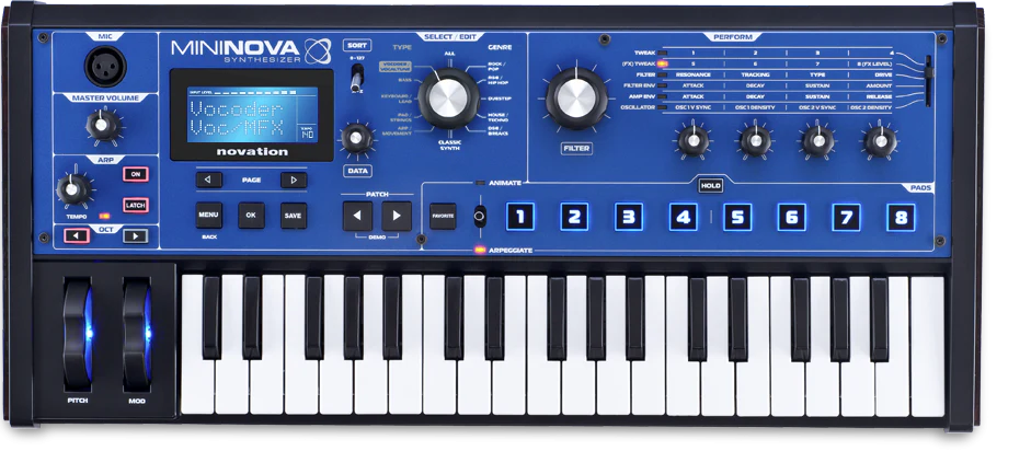 Novation MiniNova Synthesiser