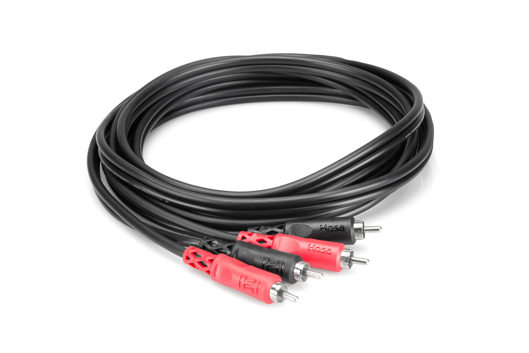 Hosa CRA-202 Stereo Interconnect, Dual RCA to Same, 2 m
