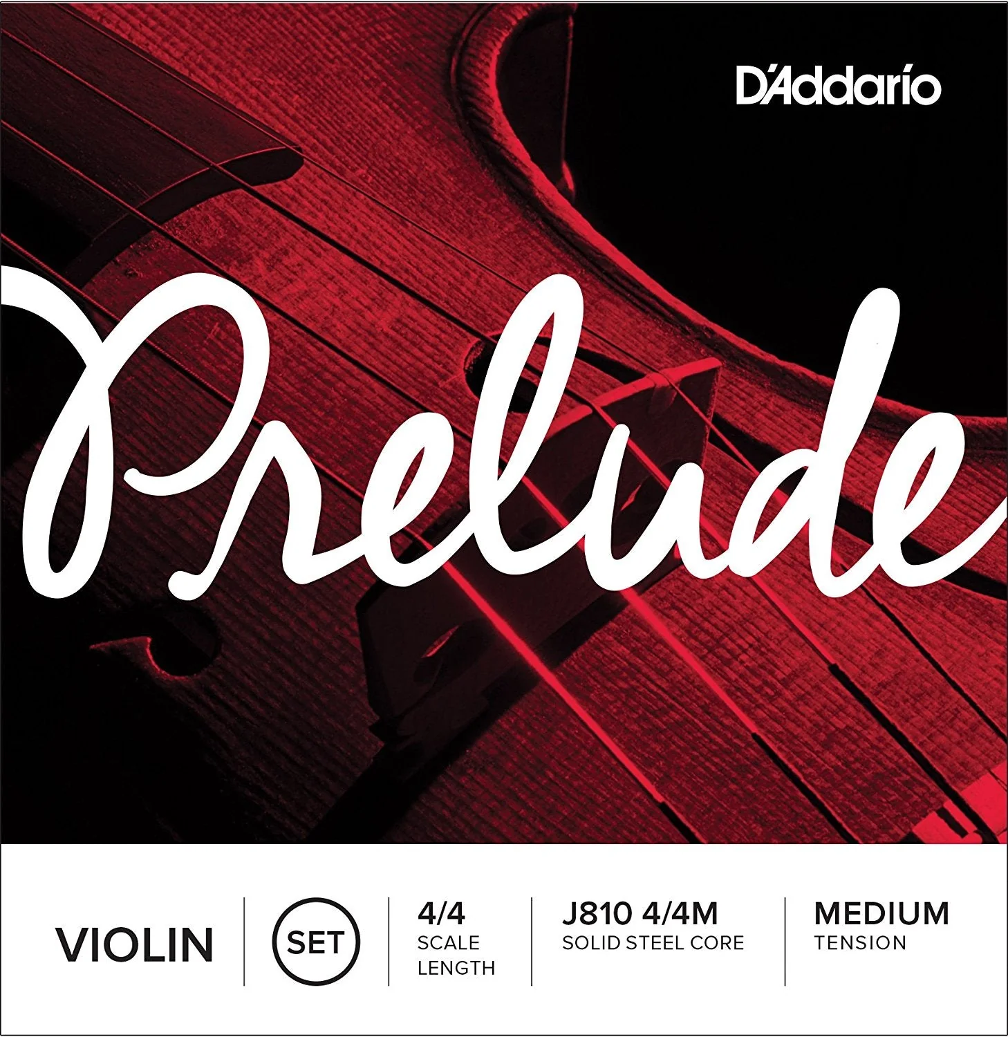 D'Addario J810 Prelude 4/4 Size Violin String Set