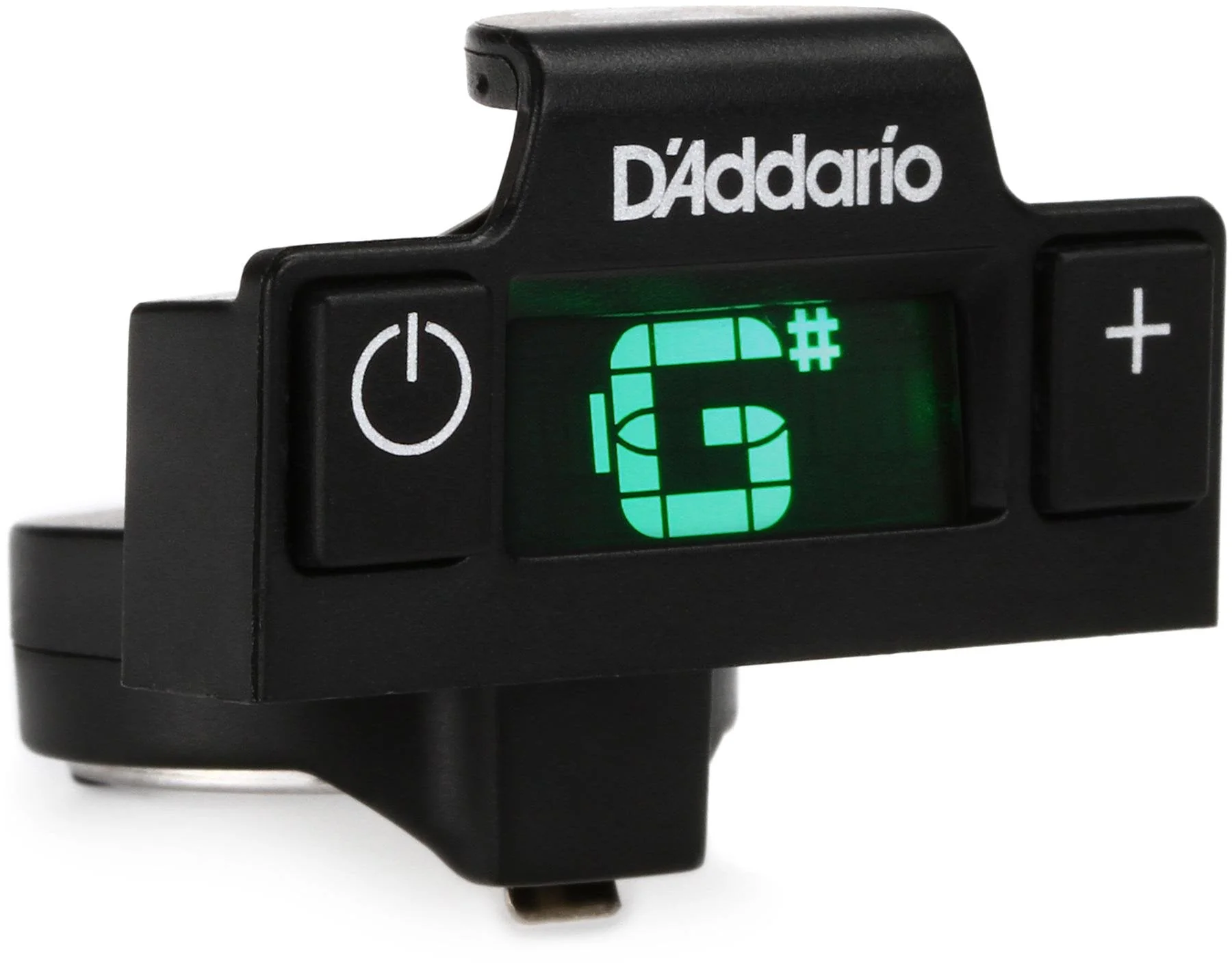 D'Addario PW-CT-15 NS Micro Soundhole Acoustic Instrument Tuner Black