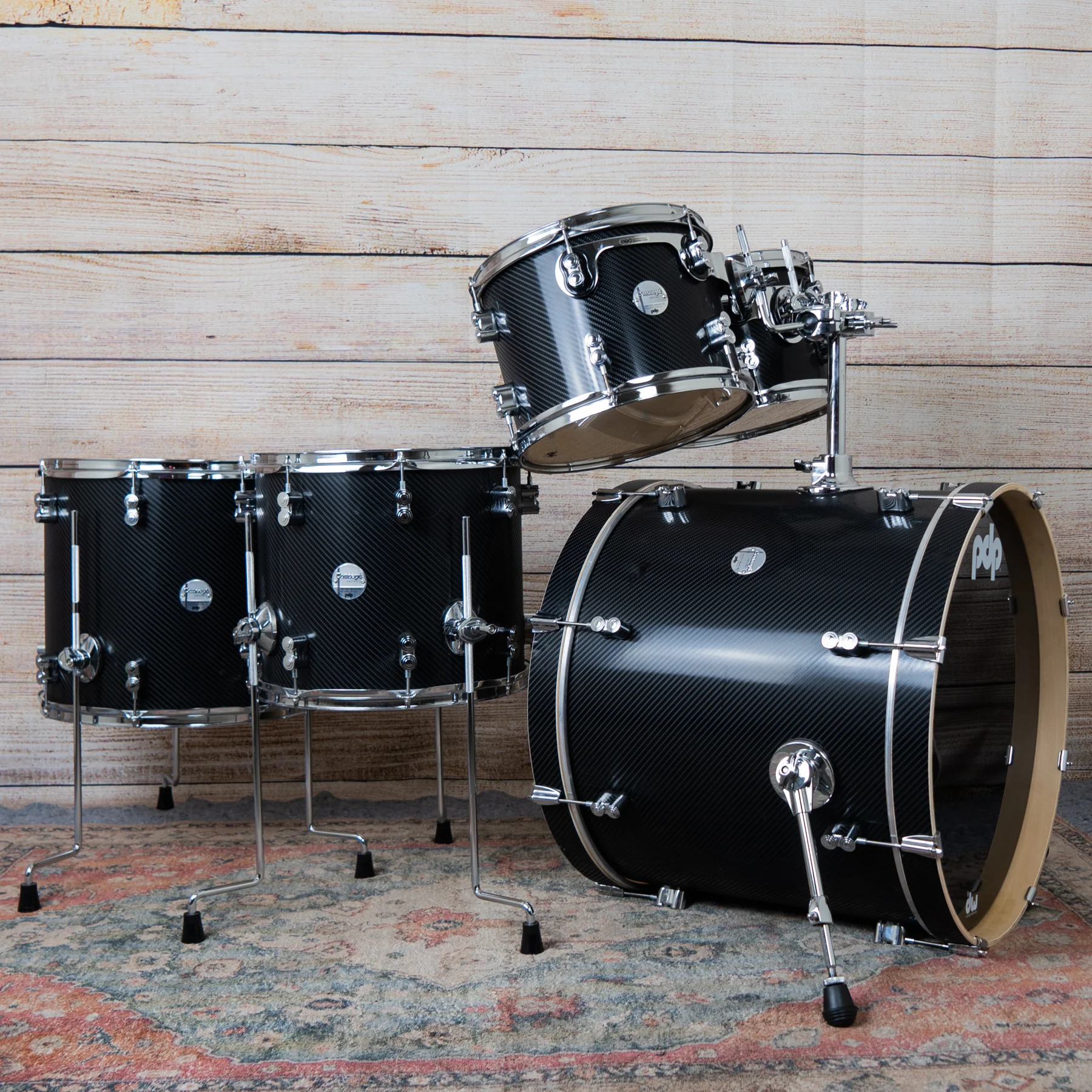 PDP Concept Maple 5pc Kit - Carbon Fiber