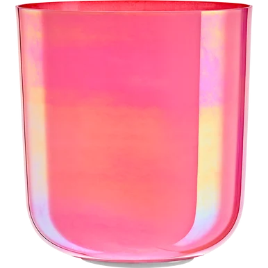 Meinl 7.5" Essence Crystal Singing Bowl G3, Lotus Pink, 440HZ, Throat Chakra