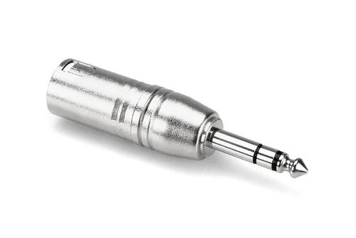 Hosa XLR3M to 1/4 in TRS Adaptor