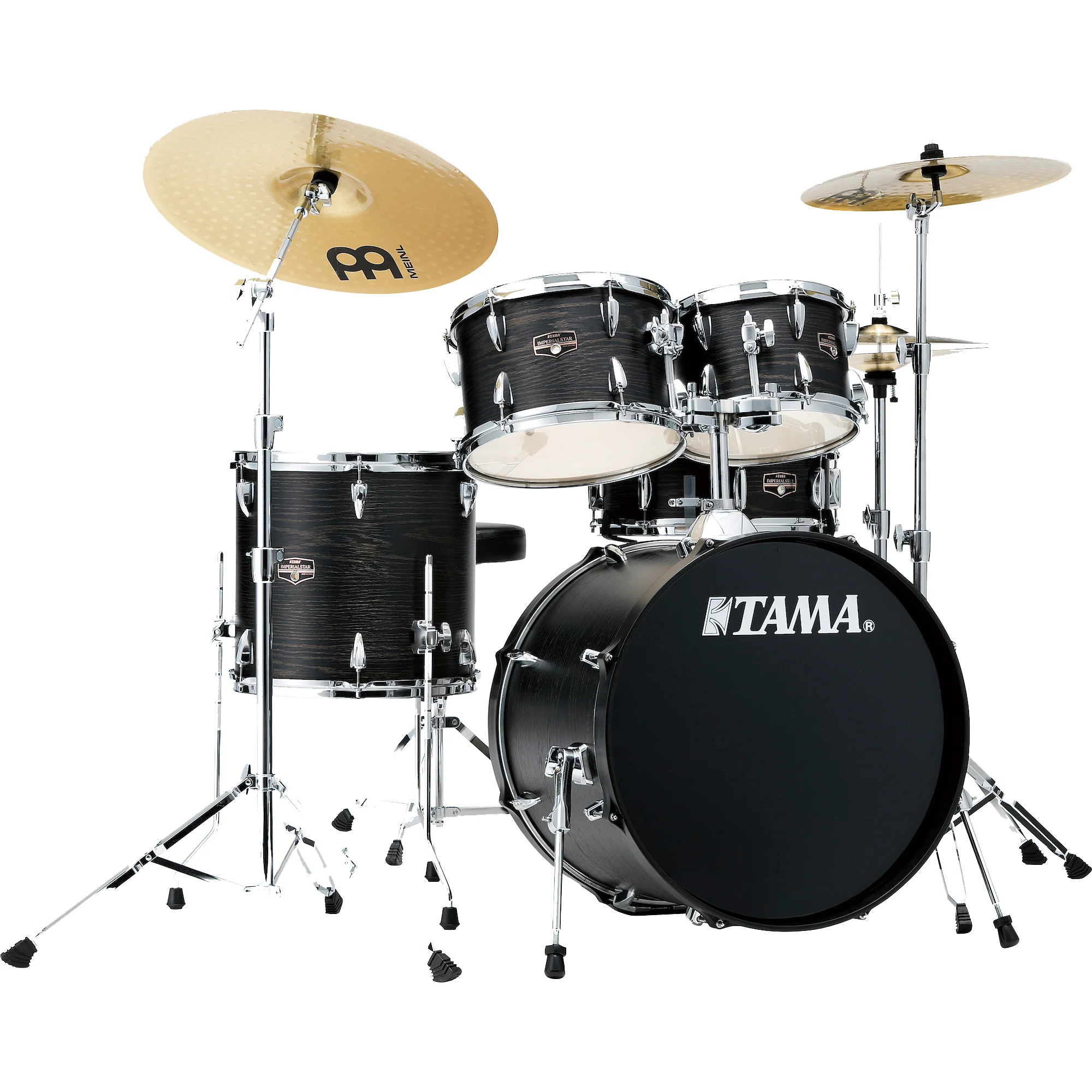 Tama Imperialstar 5pc. Drum Set w/ Meinl Cymbals - 20in Kick