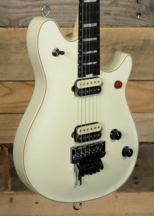 EVH Edward Van Halen Signature Wolfgang USA Electric Guitar Ivory w/Case