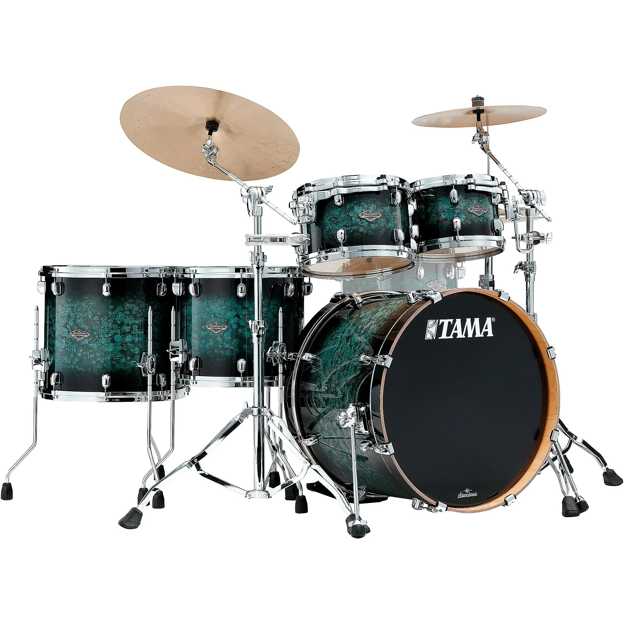 Tama Starclassic Performer 5pc Kit - Molten Steel Blue Burst
