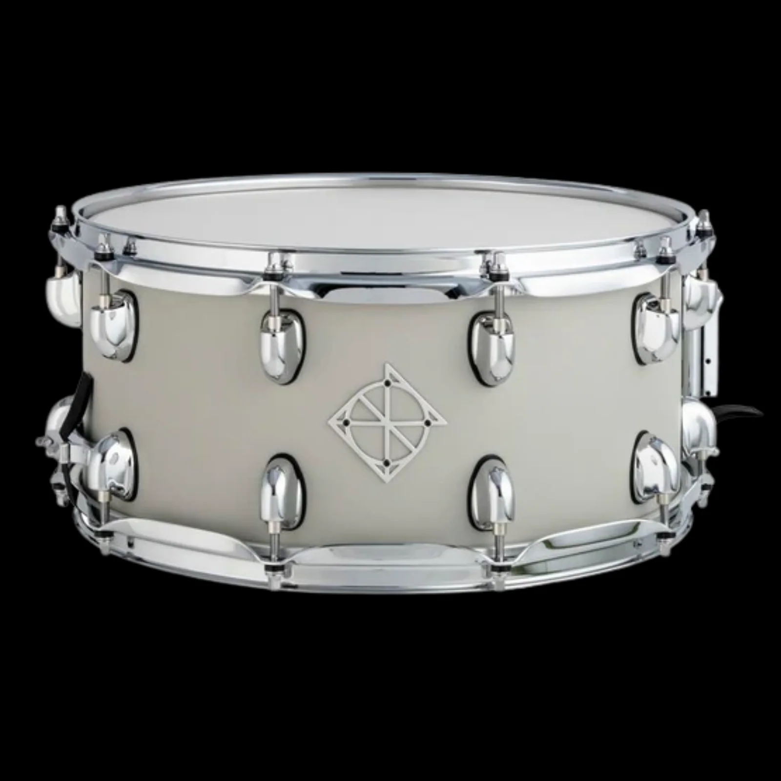 Dixon Cornerstone 6.5x14 Snare Drum - Cement Gray Satin