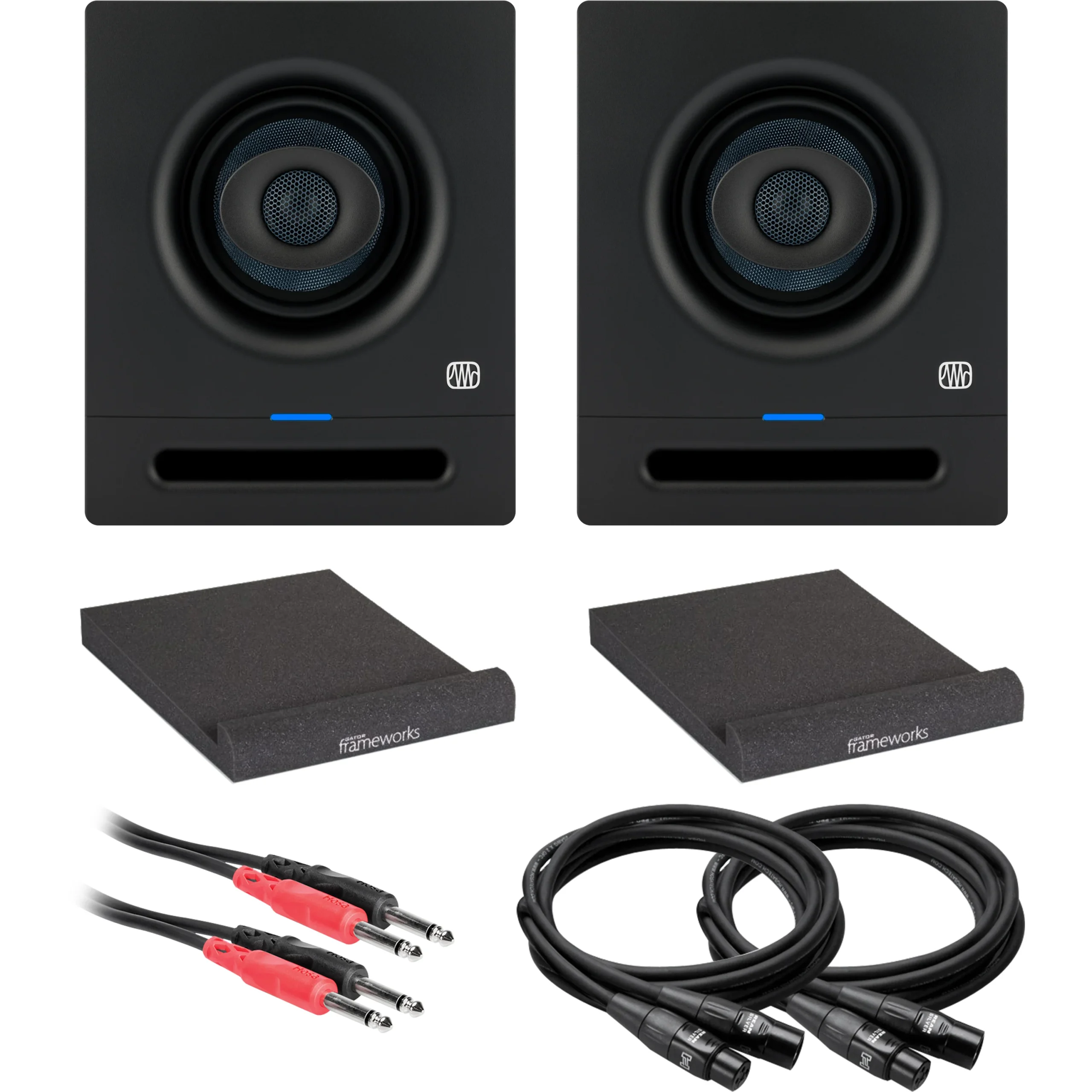 PreSonus Eris Pro 4 4" Active Coaxial 2-way Studio Monitor STUDIO PAK