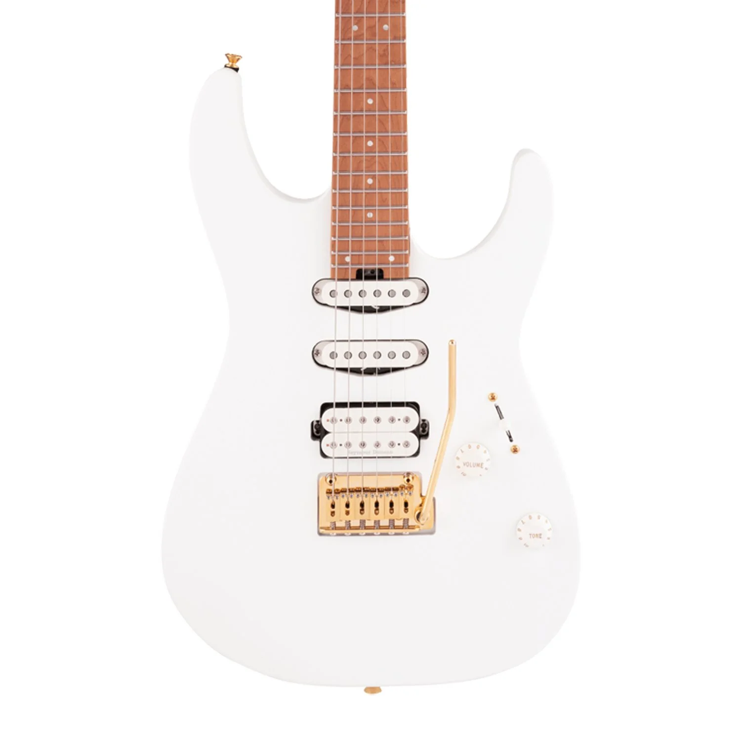 Charvel Pro-Mod DK24 HSS 2PT CM - Caramelized Maple Fingerboard, Snow White
