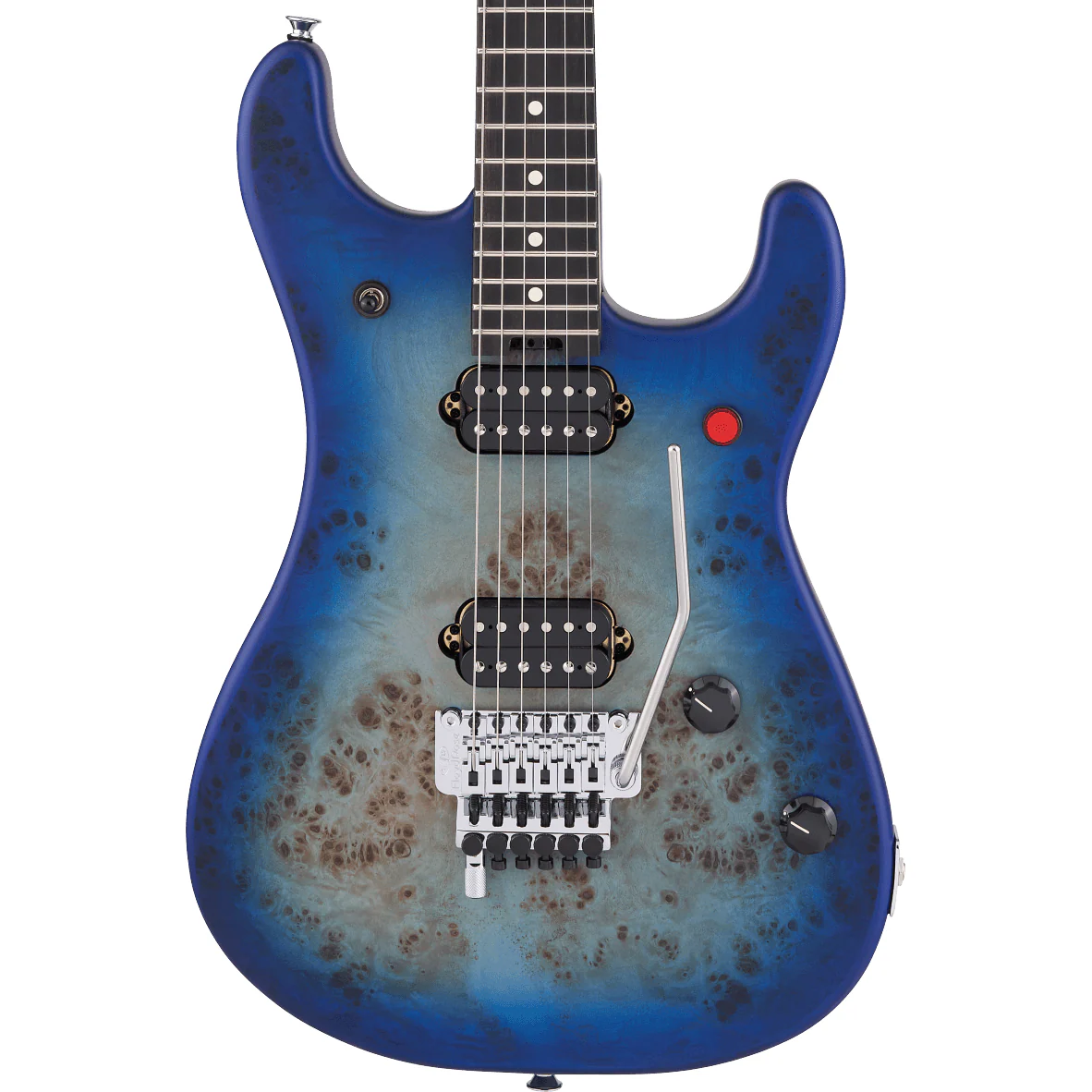 EVH 5150 Series Deluxe Poplar Burl - Ebony Fingerboard, Aqua Burst